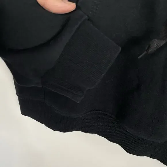 Scuderia Ferrari Logo Hoodie Mens S/M Black Italian Racing Team Luxury Sportscar - Picture 6 of 8